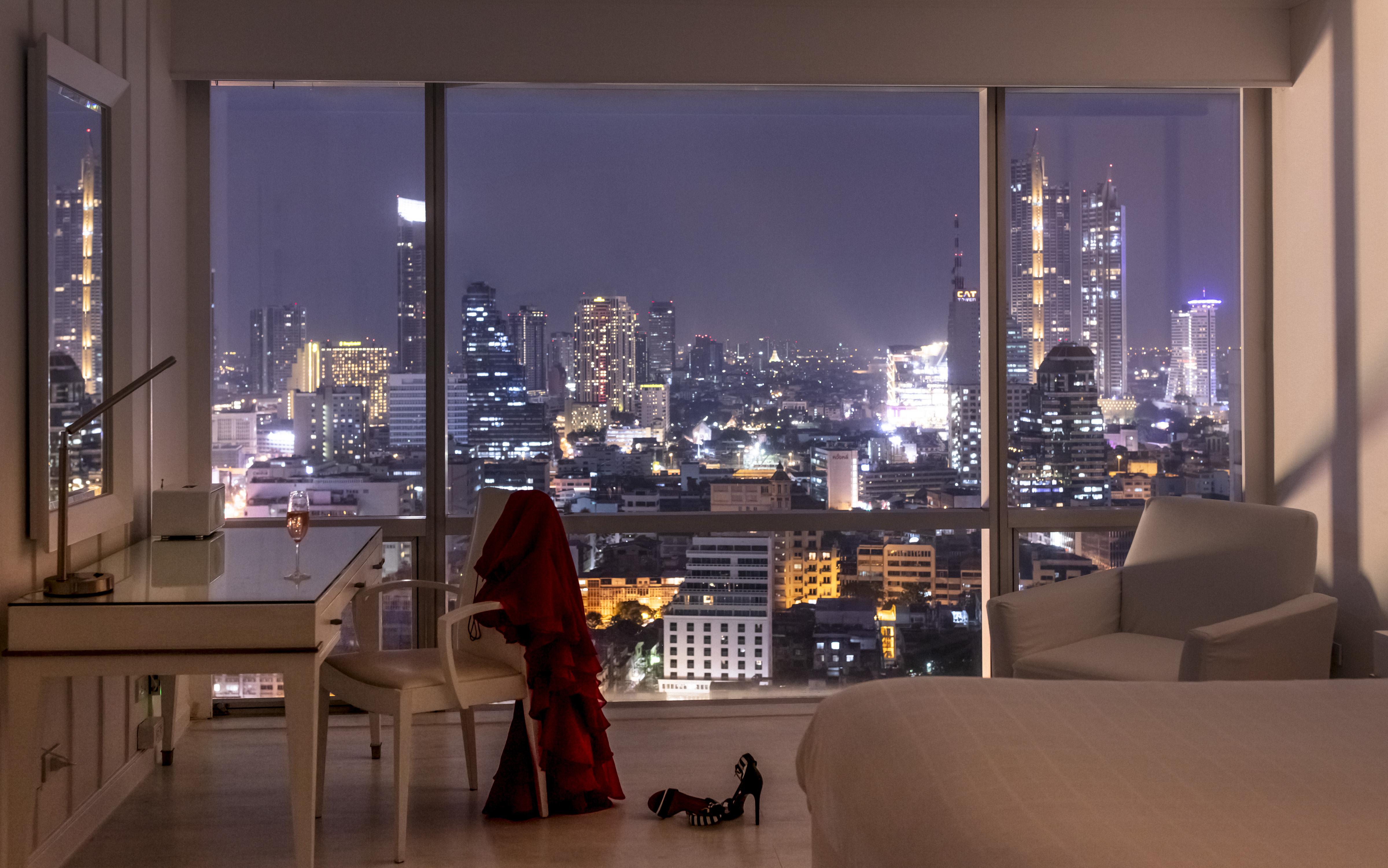 Pullman Bangkok Hotel G Εξωτερικό φωτογραφία View from a condominium in Bangkok